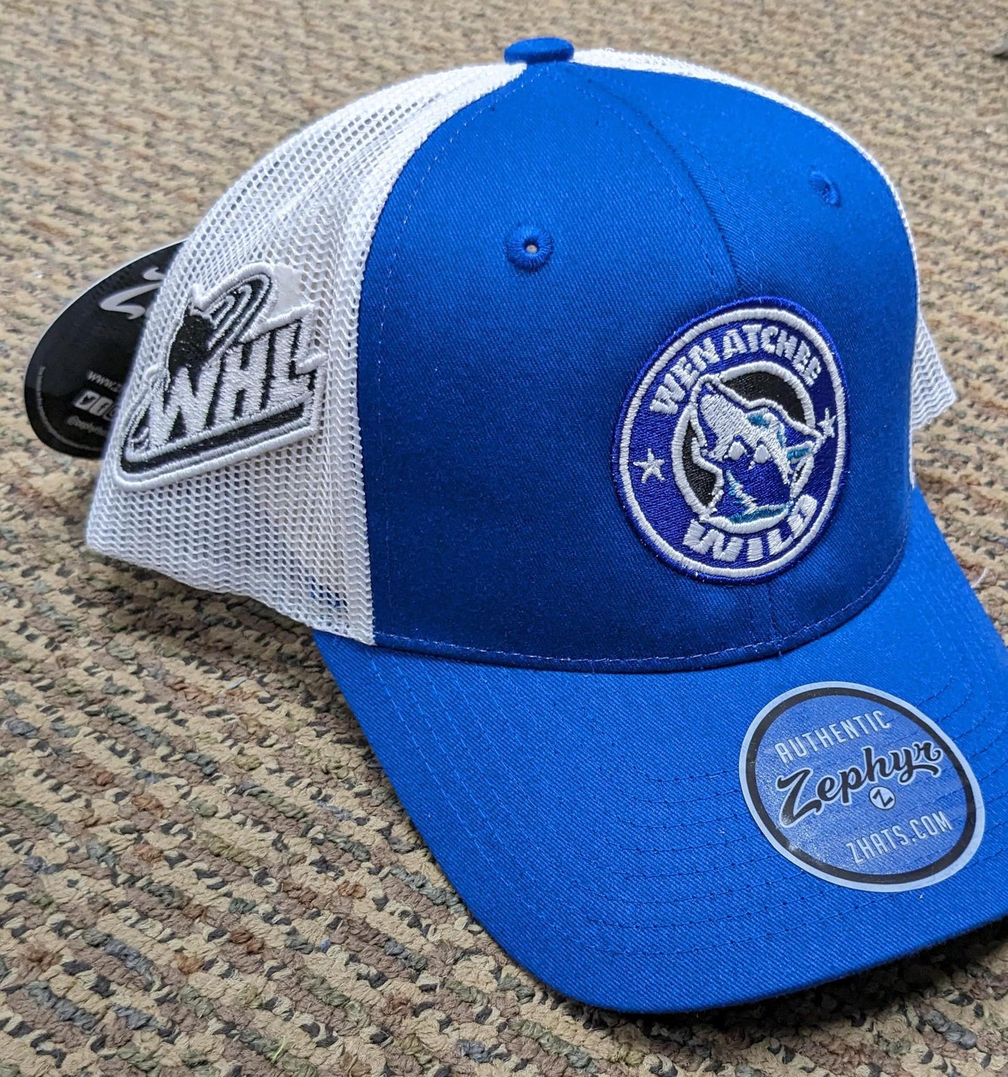 Blue Wild Trucker Hat