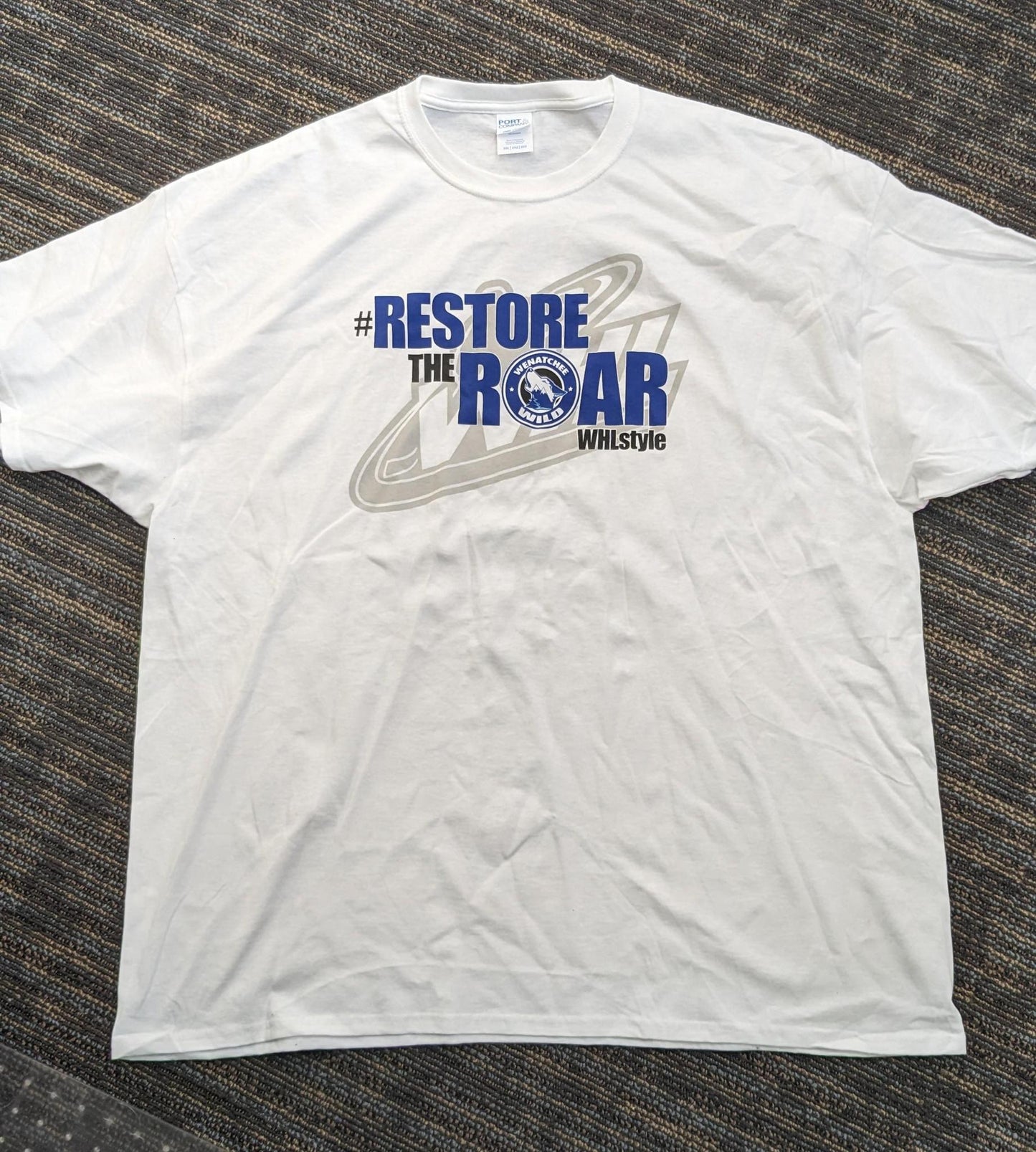 #RestoreTheRoarWHLstyle - White Tee