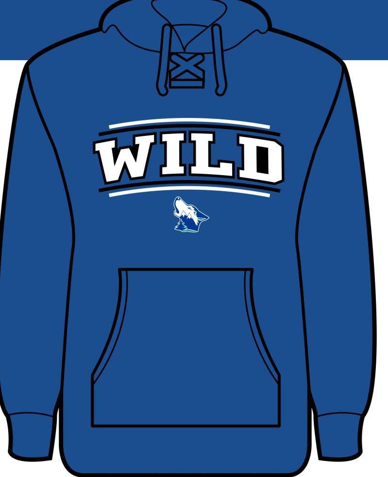 Blue Hockey Hood