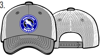 Gray Trucker Hat w/ WHL