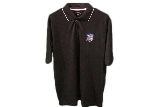 Adult Black/White Trim Golf Polo