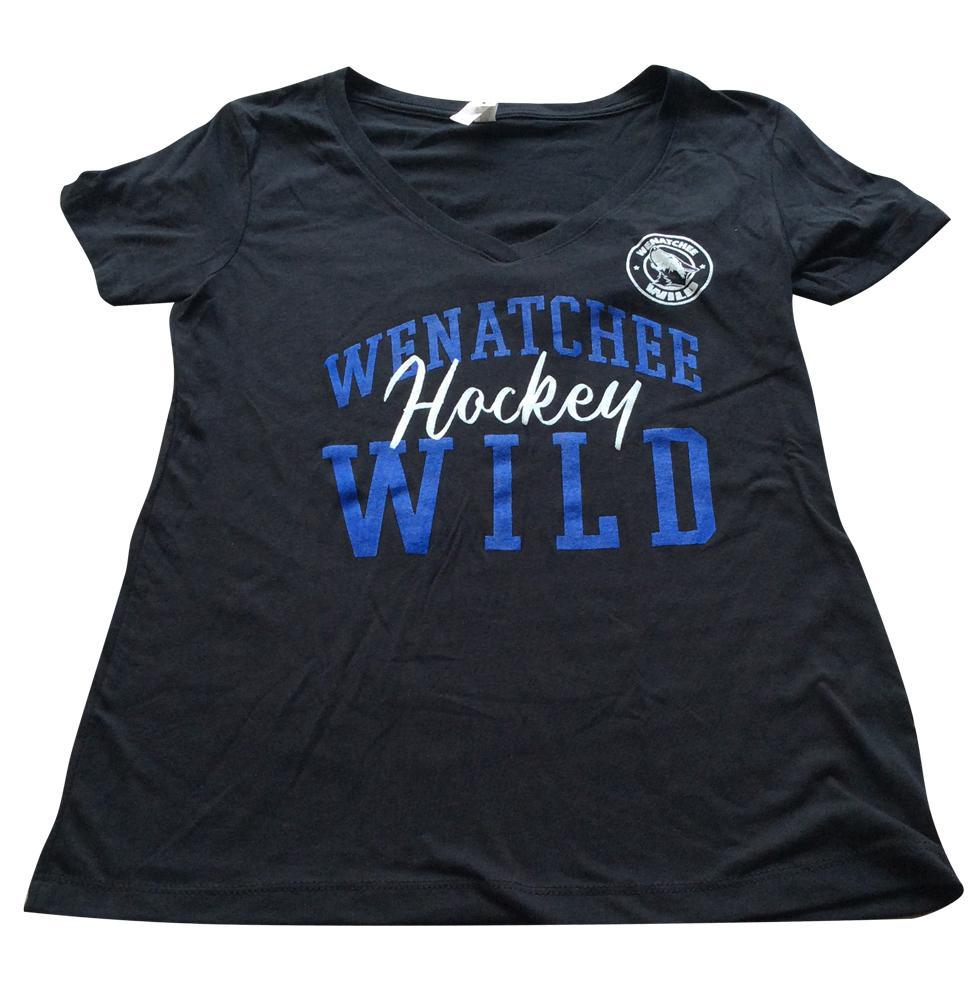 Ladies V-Neck with Glitter