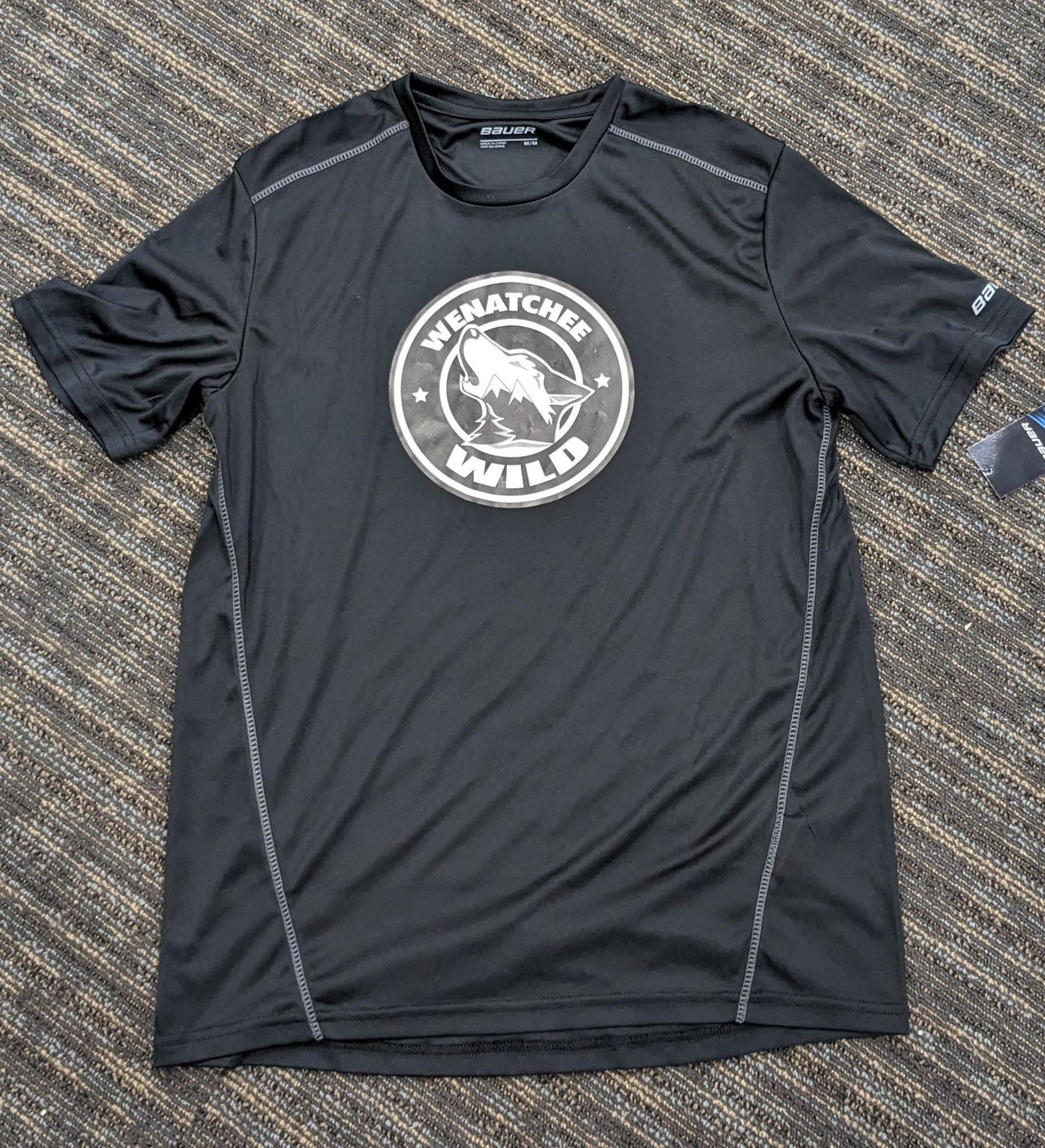 Bauer Black/White Logo - Black