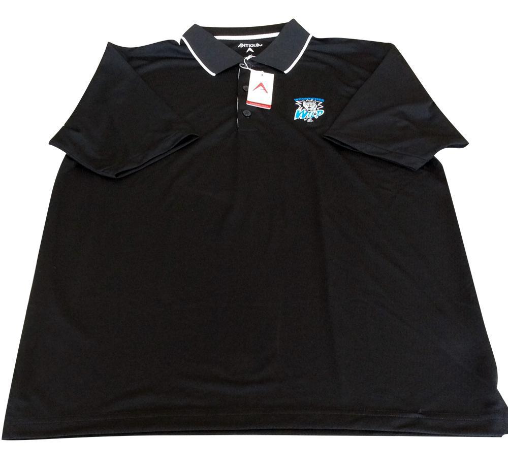 Adult Black/White Trim Golf Polo