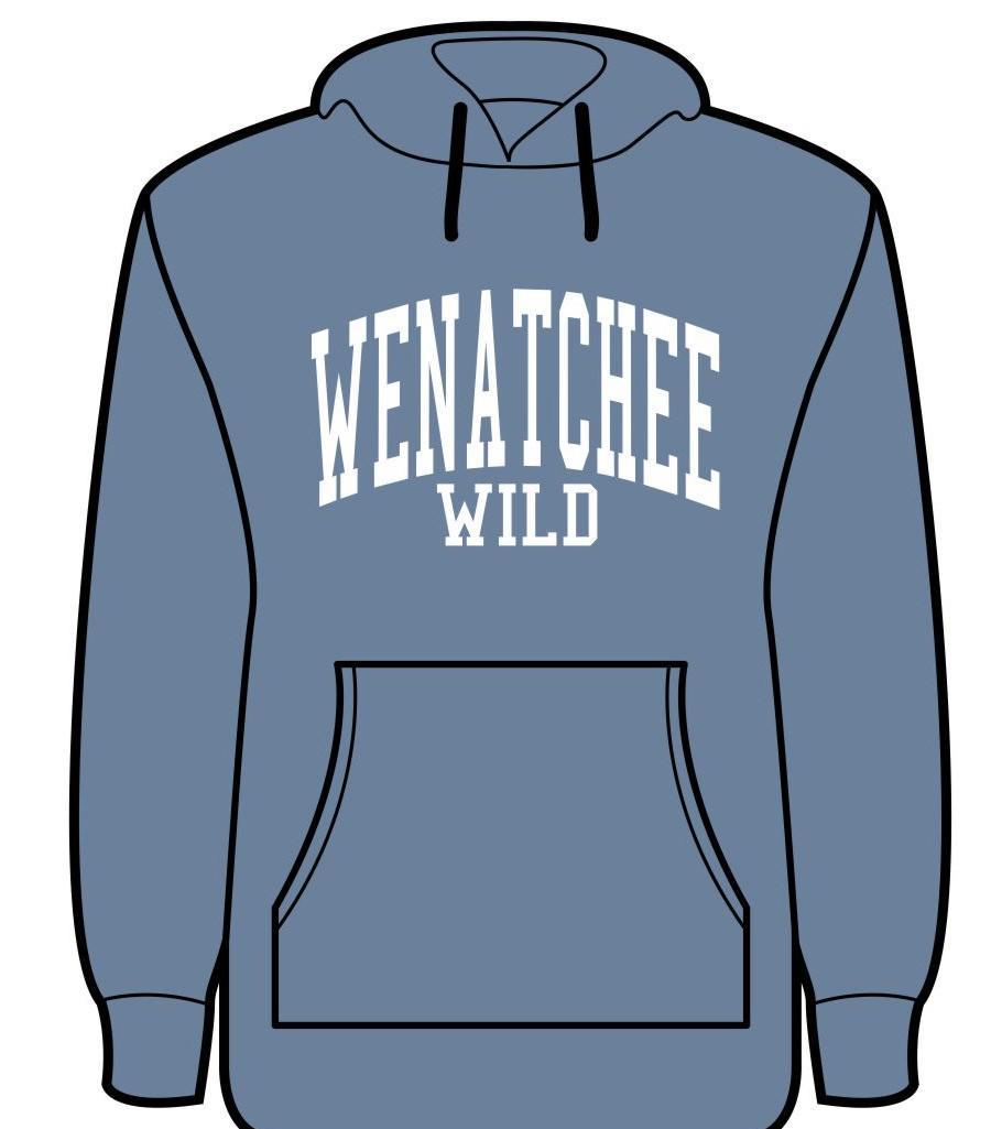 Wenatchee Wild Steel Blue Hoodie