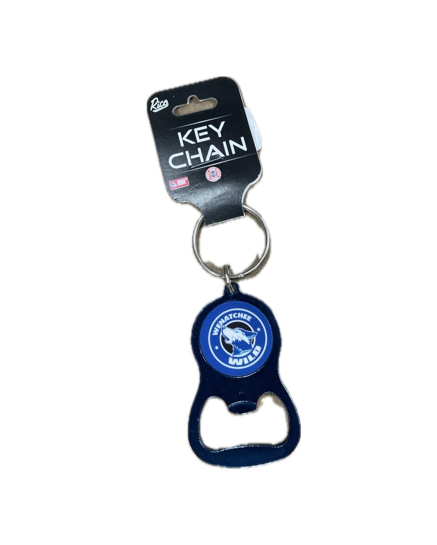 Wild Bottle Opener Keychain - Navy