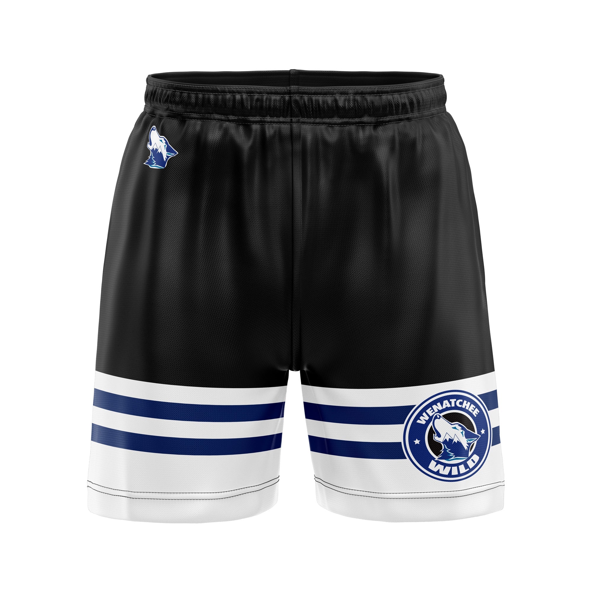 Bench Clearers Wenatchee Wild Hockey Shorts **ONLINE SPECIAL**