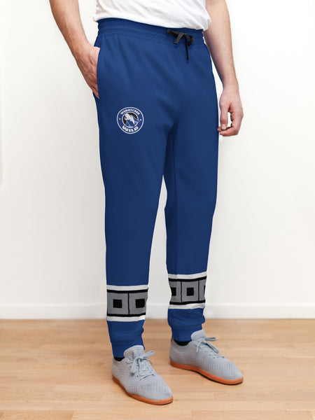 Bench Clearers Wenatchee Wild Alternate Blue Hockey Jogger Pants **ONLINE SPECIAL**