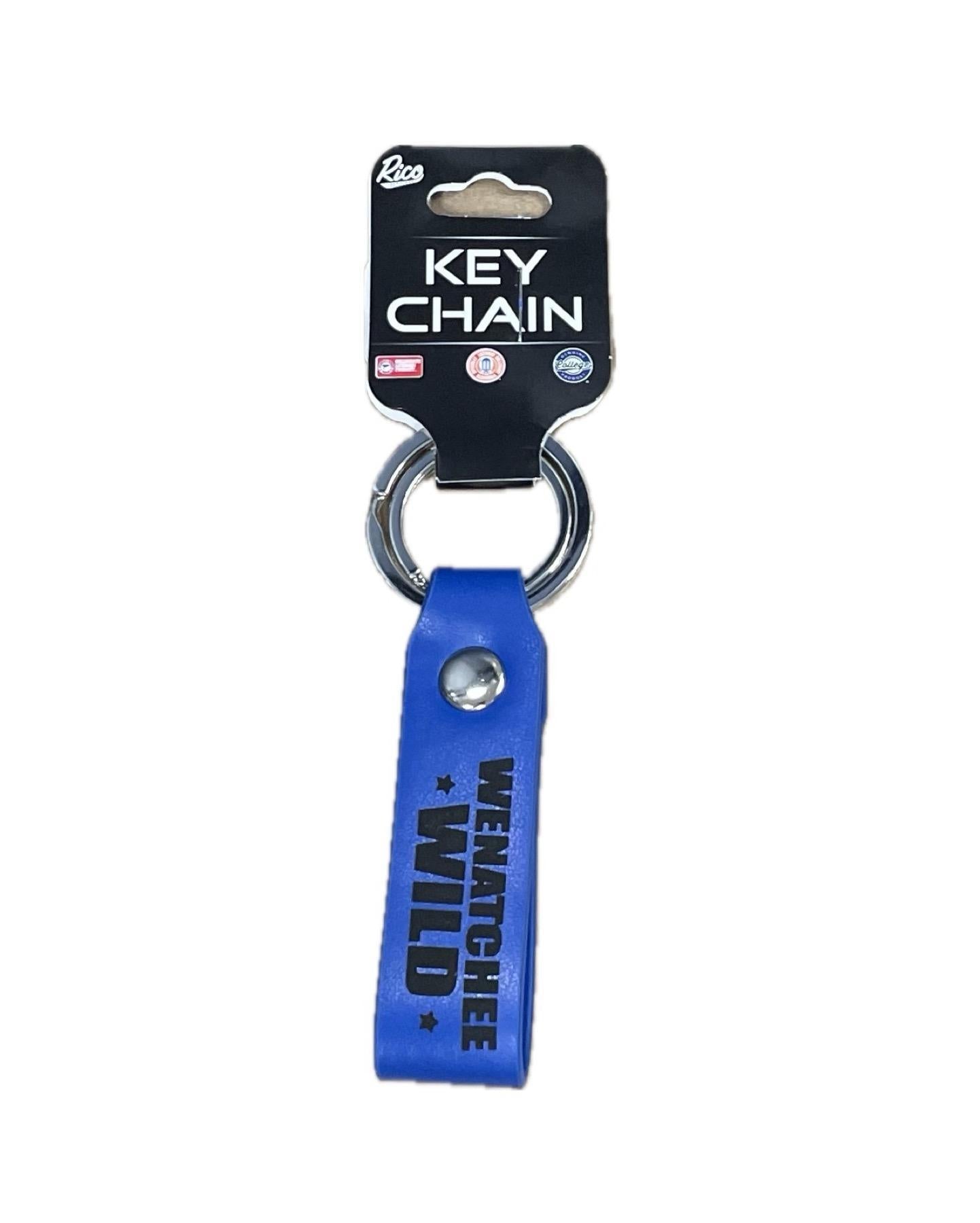 Leather Keychain - Royal