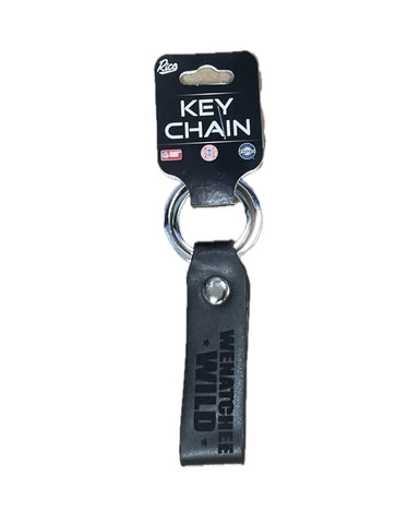 Leather Keychain - Black