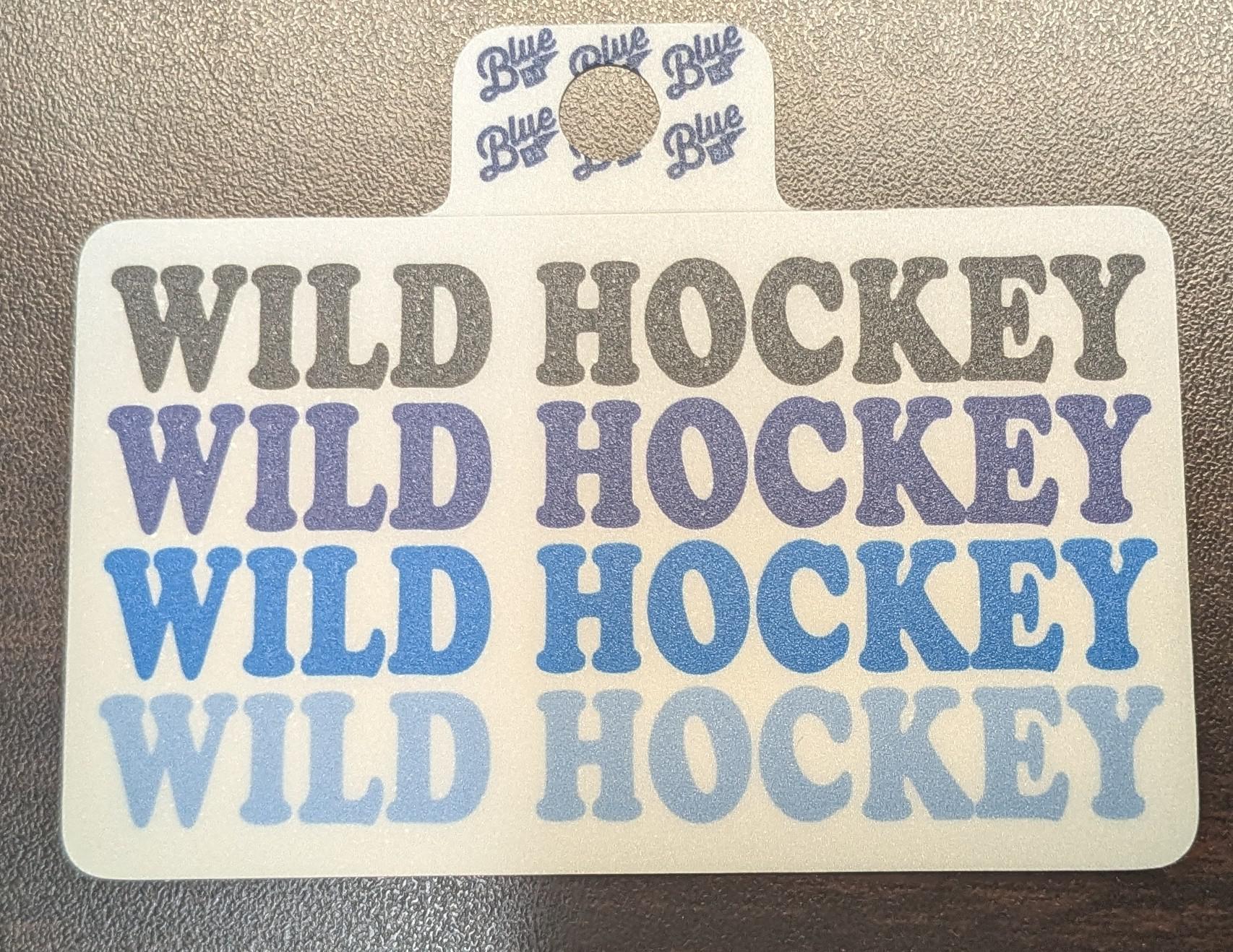Wild Hockey Ombre Sticker