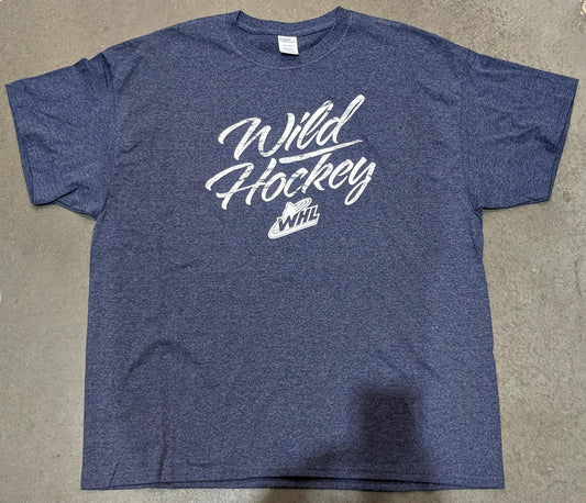 Wild Hockey Stacked - Blue