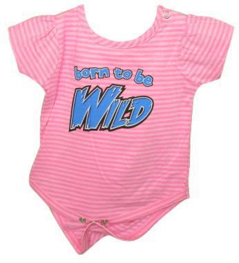Born to be Wild Pink Bodysuit & Bib