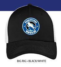 Black/White Logo Trucker Cap